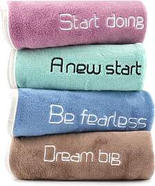 Hopton 4 Stück Fitness Handtuch, Sporthandtuch