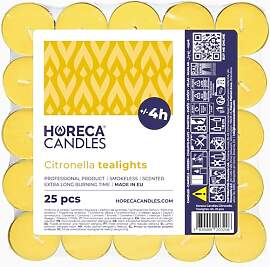 Horeca Candles - Citronella Teelichter - Set mit