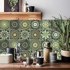 HORIWE Vintage Fliesenaufkleber Wandfliese