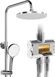 HOROW Regendusche ohne Armatur, Duschsystem mit 25 