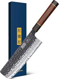 HOSHANHO Japanisches Nakiri Messer Kochmesser,