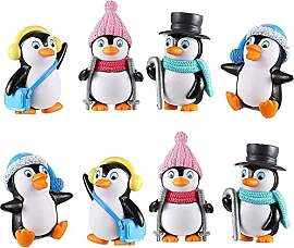 Hoshisea 8 Stücke Mini Pinguin Figuren, Miniatur