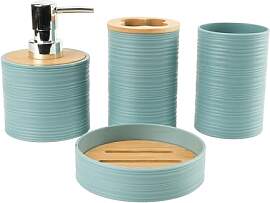 Hosoncovy 4-teiliges Badezimmer-Behälter-Set,