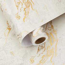 HotDecor Tapete Marmoroptik Gold Beige 60cm x