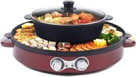 Hot Pot Elektrogrill, chinesisches Fondue und