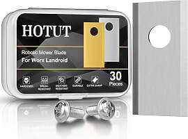 HOTUT Titan Ersatzmesser für Mähroboter, 30PCS