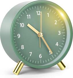HOTUT Wecker Analoger,Ohne Ticken Wecker mit