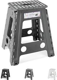 HOUSE DAY 43cm Tritthocker Klappbar - Grau