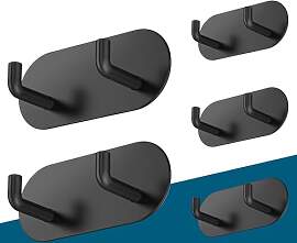 HouseUp Handtuchhalter ohne Bohren, 5er Set