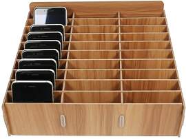 Housoutil Handy Aufbewahrungsbox Aus Holz Mit 30