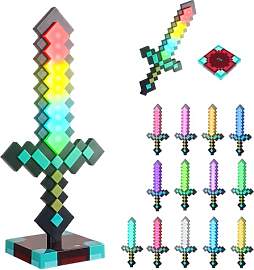 HOVCEH Diamantschwert Lampe, 39 cm Schwert Lampe,