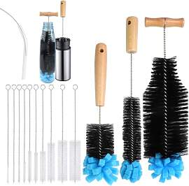 HOWAB 33cm Flaschenbürste für Sodastream