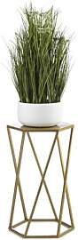 HowHomely Gold Blumenständer Metall 40 cm Hoch -