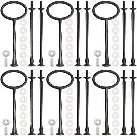 Hoypeyfiy 6 Set Etageren Stangen Set