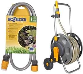 Hozelock Montierter Schlauchwagen (60 m), mit 50m