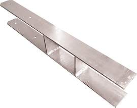 H-Pfostenanker KARIBU, silber (silberfarben),