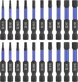 HPHOPE Schlag Sechskantschlüssel Bohrer Set 20