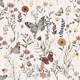 HPNIUB Blumentapete Selbstklebend,Vintage Blumen