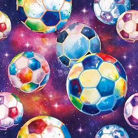 HPNIUB Fußball Wandaufkleber Bunte