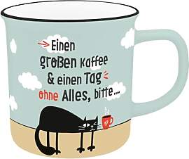 H:PPY life XL-Becher mit Motiv Kaffee|