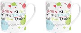 H:)PPY life XL-Tasse Motiv Freude | Große Tasse