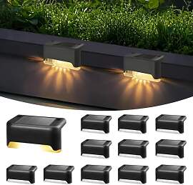 Hqynss Solarlampen für Außen Garten, 12 Stück