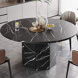 HSH Runder Esstisch Küchentisch für 4 bis 6