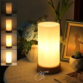 HSLighting Tischlampe Kabellos, Akku Tischleuchte