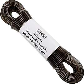 H&S Wäscheleine mit Stahlkern - 50m Lang -