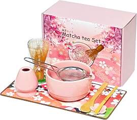 HuaMuDM 8 Stück Matcha Besen Set,Matcha Liebhaber 