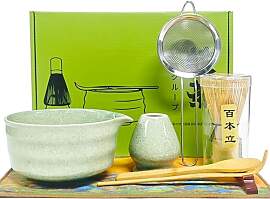 HuaMuDM 8 Stück Matcha Besen Set,Matcha Liebhaber 