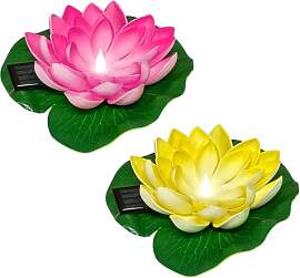 HuaMuDM Schwimmende Blumen,2 Stück Schwimmende