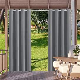HUAXIQUE Outdoor Vorhänge mit ösen Wasserdicht