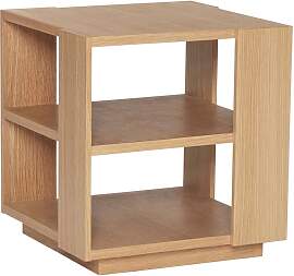 Hubsch Beistelltisch aus hellem Holz, beige, mit