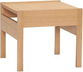 Hubsch Beistelltisch aus hellem Holz Forma