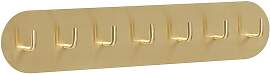 Hubsch Garderobe aus Metall goldfarben, Wandhaken, 