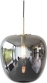 Hubsch Pendelleuchte aus rauchgrauem Glas,