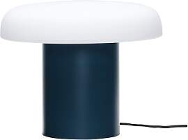 Hubsch Tischlampe aus dunkelblauem Glas, E27,