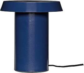 Hubsch Tischlampe aus dunkelblauem Metall,
