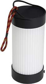 Hubsch Tischlampe aus Glas schwarz und weiss, für 