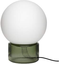 Hubsch Tischlampe aus grünem Glas, E27, 1