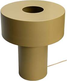 Hubsch Tischlampe aus Metall khaki, E27,