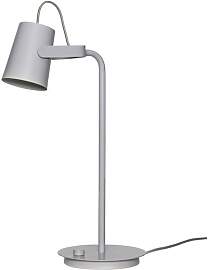 Hubsch Tischlampe in hellgrauem Metall, E14 -