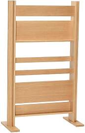 Hubsch Zeitschriftenständer aus Holz beige,