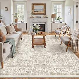 HUGEAR Vintage Teppich Wohnzimmer 240x300cm Indoor 