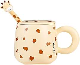 Huiyiwert Cartoon Giraffe Kaffeetasse Niediche