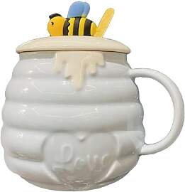 Huiyiwert Niedliche Kaffeetasse 400ml Kaffeebecher 