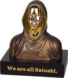 HumblePleb Handgefertigte 10,2 cm BTC Satoshi