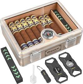 Humidor-Zigarrenschachtel mit geradem