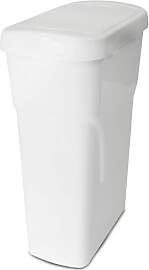 Hummelladen 25 Liter Mülltonne Weiß